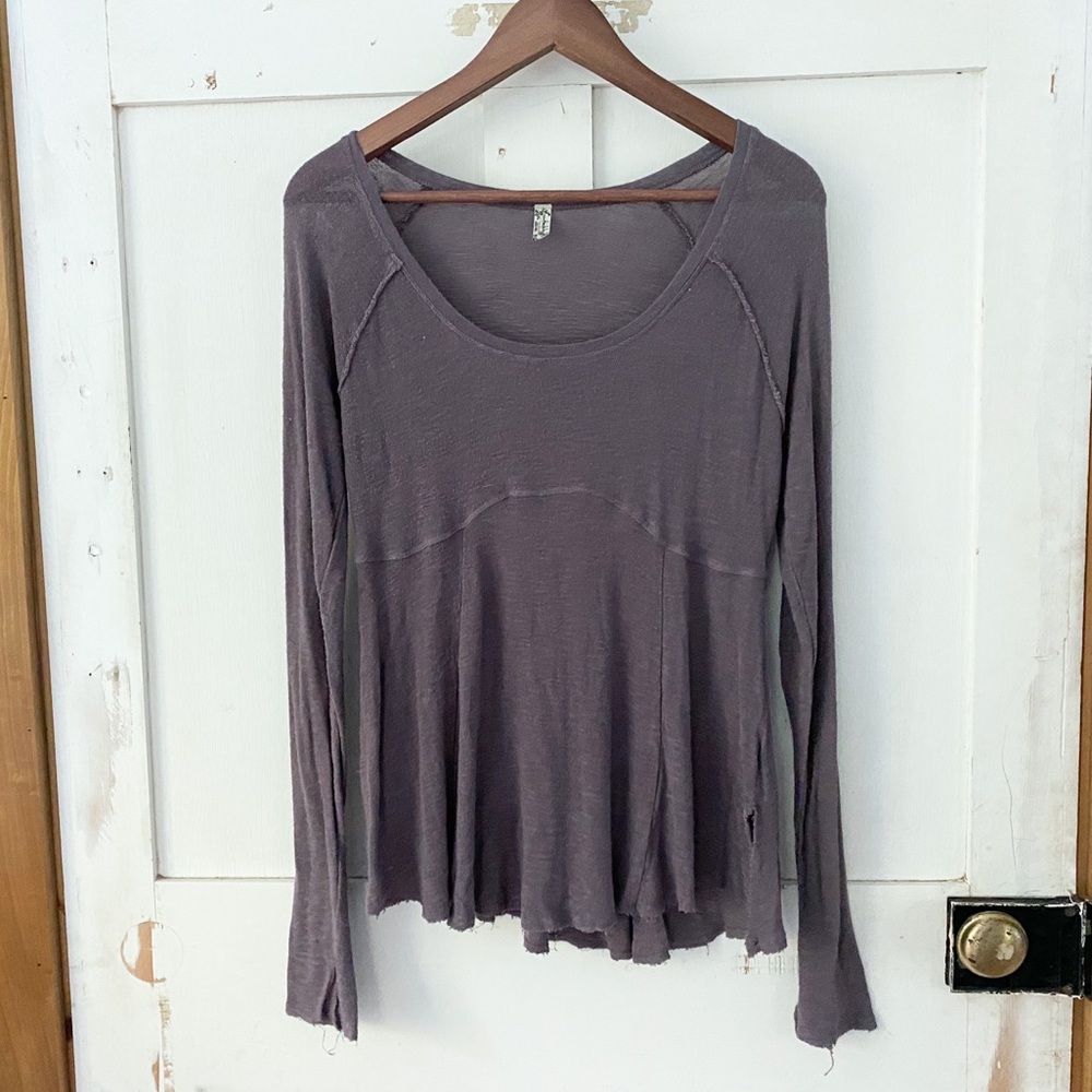 Free People Intimately Free long sleeve boho top